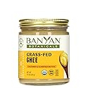 Banyan Botanicals Grass-Fed Ghee - Original Cultured Organic Ghee (Clarified Butter) - Tasty Oil & Butter Alternative for Cooking & Baking - 7.5 oz
