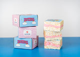Hello Kitty & Friends Happy Birthday Sweet Treat Gift Box - Includes 1 Jumbo Strawberry Milk Crispy Treat with Edible Design, Ready-to-Gift Unique