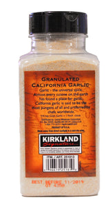 Kirkland Signature - Spices and Herbs - 14.5 Ounce Bottle - Pack of 2 (Granulated California Garlic)