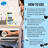 Molly's Suds Baby Liquid Laundry Detergent | Removes Formula, Poop & Spit-Up Stains | Extra Gentle for Infants, Babies, Toddlers (Fragrance Free, 100