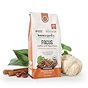 Focus Coffee with Superfoods - Organic Probiotic Mushroom Ground Bagged Coffee, Supports Healthy Focus & Digestion, Infused with Ashwagandha, Lion's