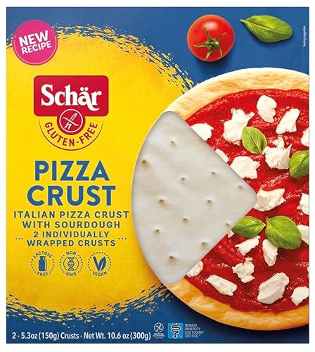 Schar - Pizza Crust - Certified Gluten Free - No GMO's, Wheat or Lactose- (2 - 5.3 oz) 4 Pack