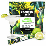 Cocktail Stix Classic Margarita Zero Sugar Mixer - Cocktail & Mocktail Drink Mixer - Water Flavoring Packets - Vegan - No Calories, No Carbs, No Sugar