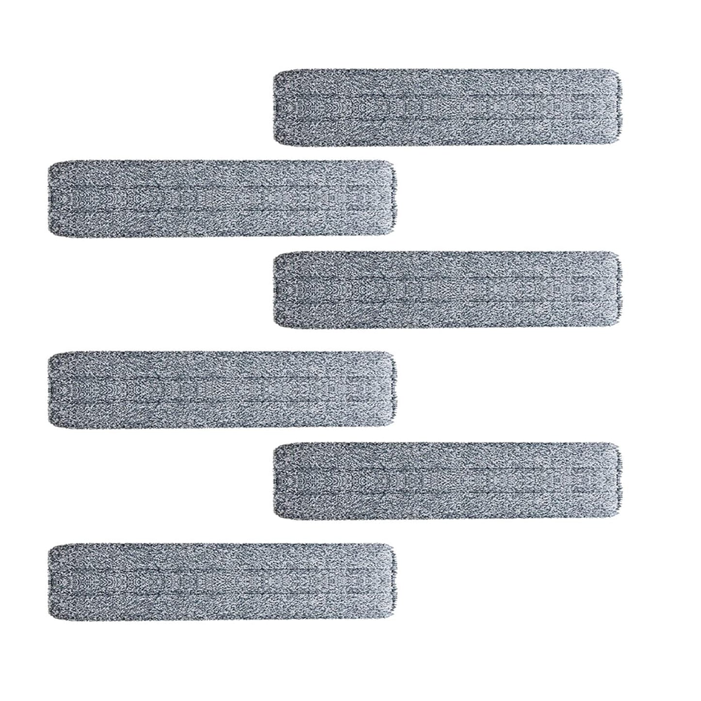 Wet Mop 24" Microfiber Mop Heavy Duty Floor Pads Replacement Kit 6 Pack Reusable Mop Head