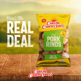 Carolina Country Snacks - Fried Pork Rinds Salt & Vinegar 1.75 oz (50g) | Bold Flavor, Crunchy Delight