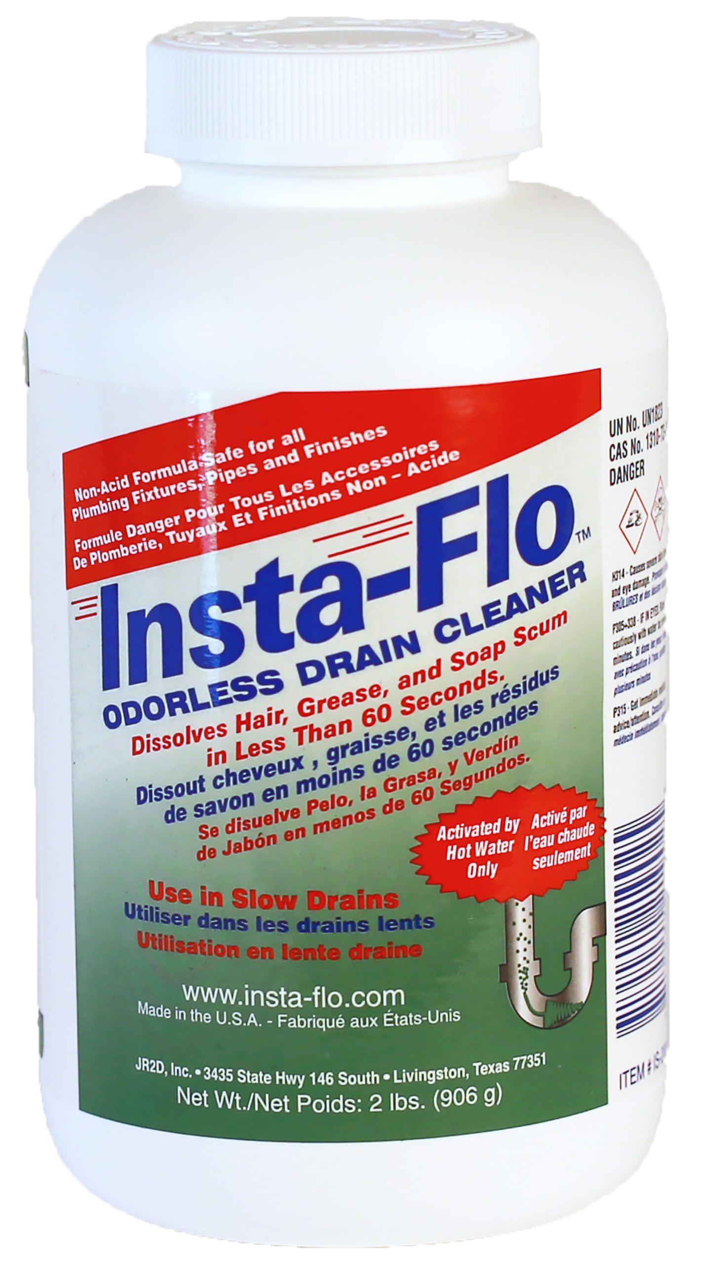 Thrift Marketing IS-200 2LB Insta Drain Cleaner