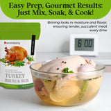 Aromasong Turkey Brine - 100% Natural - 2 LB Pack of 2 (Total of 4 LB) - For Wet & Dry Brining. (Herbs De Provence seasoning) (4 LB)