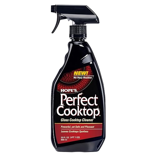 HOPE'S Perfect Cooktop Spray, Glass Ceramic Stovetop Cleaner, No Hazy Residue, Leaves Electric Stove Top Ranges Spotless, Clean Grease and Oil