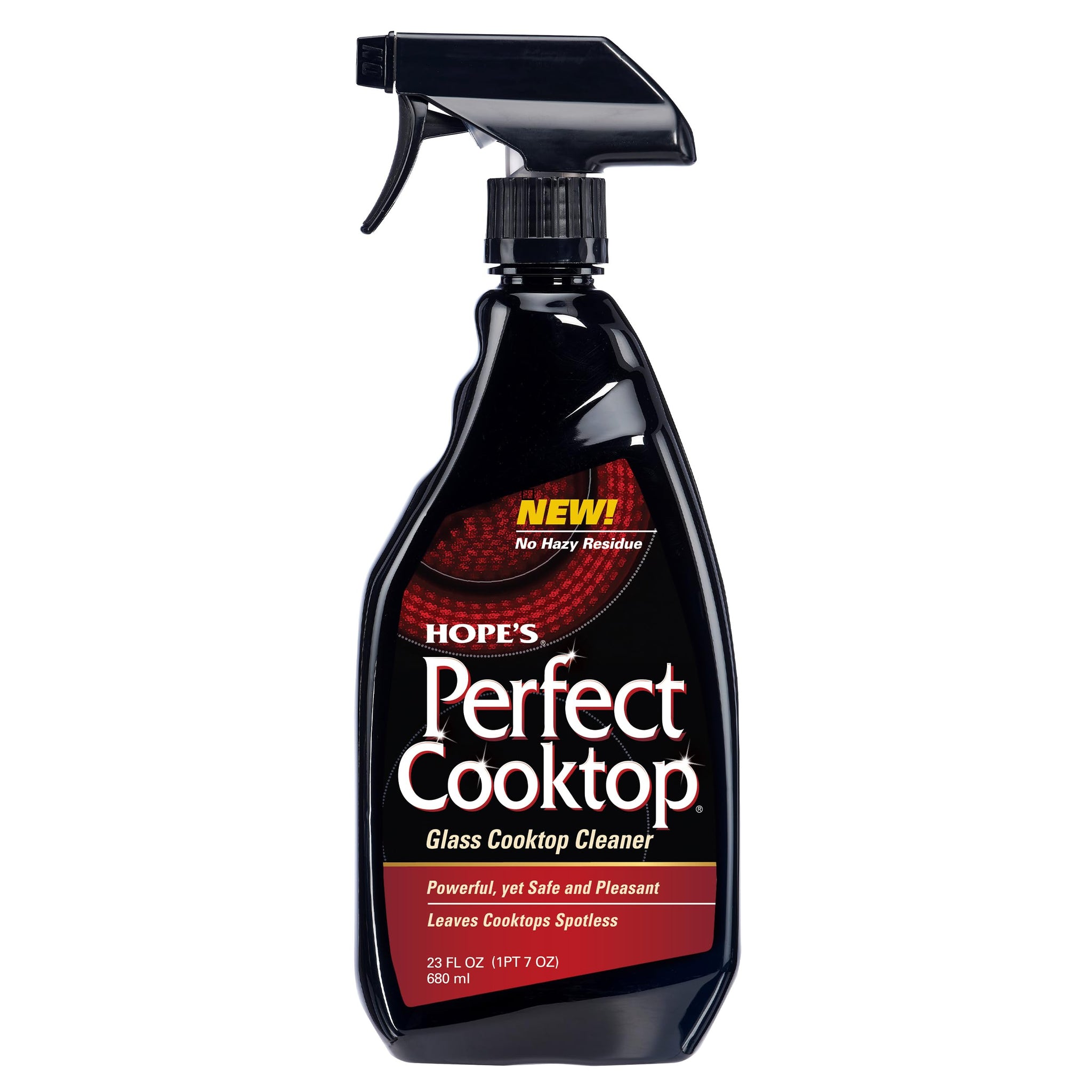 HOPE'S Perfect Cooktop Spray, Glass Ceramic Stovetop Cleaner, No Hazy Residue, Leaves Electric Stove Top Ranges Spotless, Clean Grease and Oil