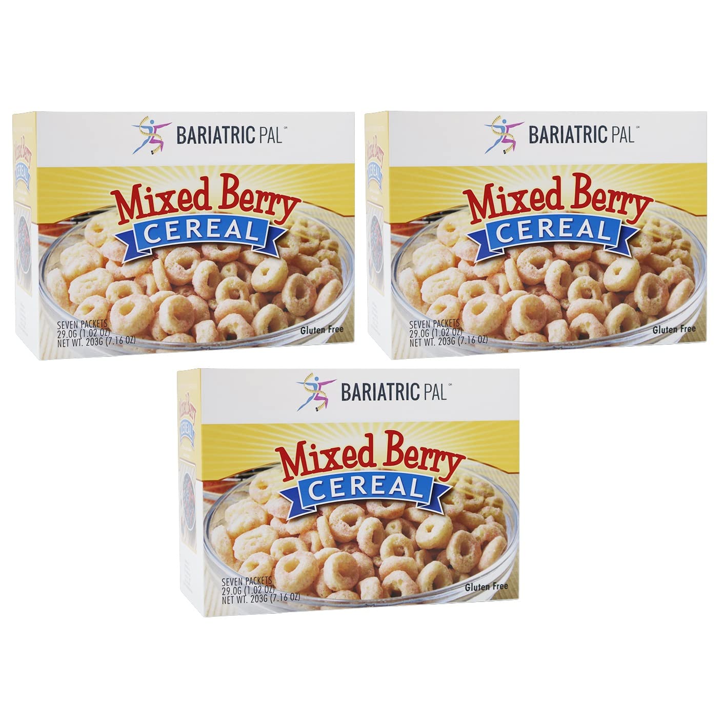 BariatricPal Protein Cereal - Mixed Berry (3-Pack)