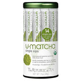 The Republic of Tea - Organic U•Matcha Single Sips, Naturally Caffeinated Matcha Green Tea Powder, 14 Packets