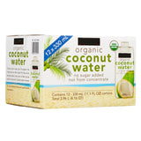 Coconut Water Organic Coconut Water No Sugar Added 11.1 Fl Oz, 12 Ct With a Scooply Reusable Straw (Color May Very)