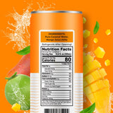100 Coconuts Mango Pure Coconut-100% Pure Coconut Water - Low Calorie All-Natural Drink with Electrolytes - Naturally Sweet, no preservatives