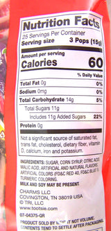 Charms Minipops 18 Assorted Flavor Candy Lollipop Suckers, 75 Count Bag