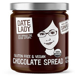Date Lady Chocolate Date Spread | Organic, Vegan, Paleo, Gluten Free & Kosher, No Added Sugar, No Preservatives (1 Jar) Cocoa Spread Perfect