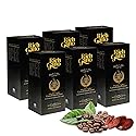 Rich Gano Reishi Mushroom Coffee - (6 Boxes of 30 Sachets) Black Coffee with Ganoderma Extract - All Natural Vegan Friendly Instant Coffee Packets