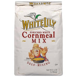 White Lily, White Self-Rising Cornmeal Mix, 80 Ounce