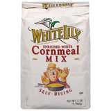 White Lily, White Self-Rising Cornmeal Mix, 80 Ounce