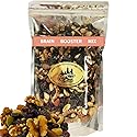 Brain Booster Nut Seed and Fruit Mix - walnuts, almonds, peanuts and a touch of sweetness from dried cranberries, blueberries, and chocolate. (1.75