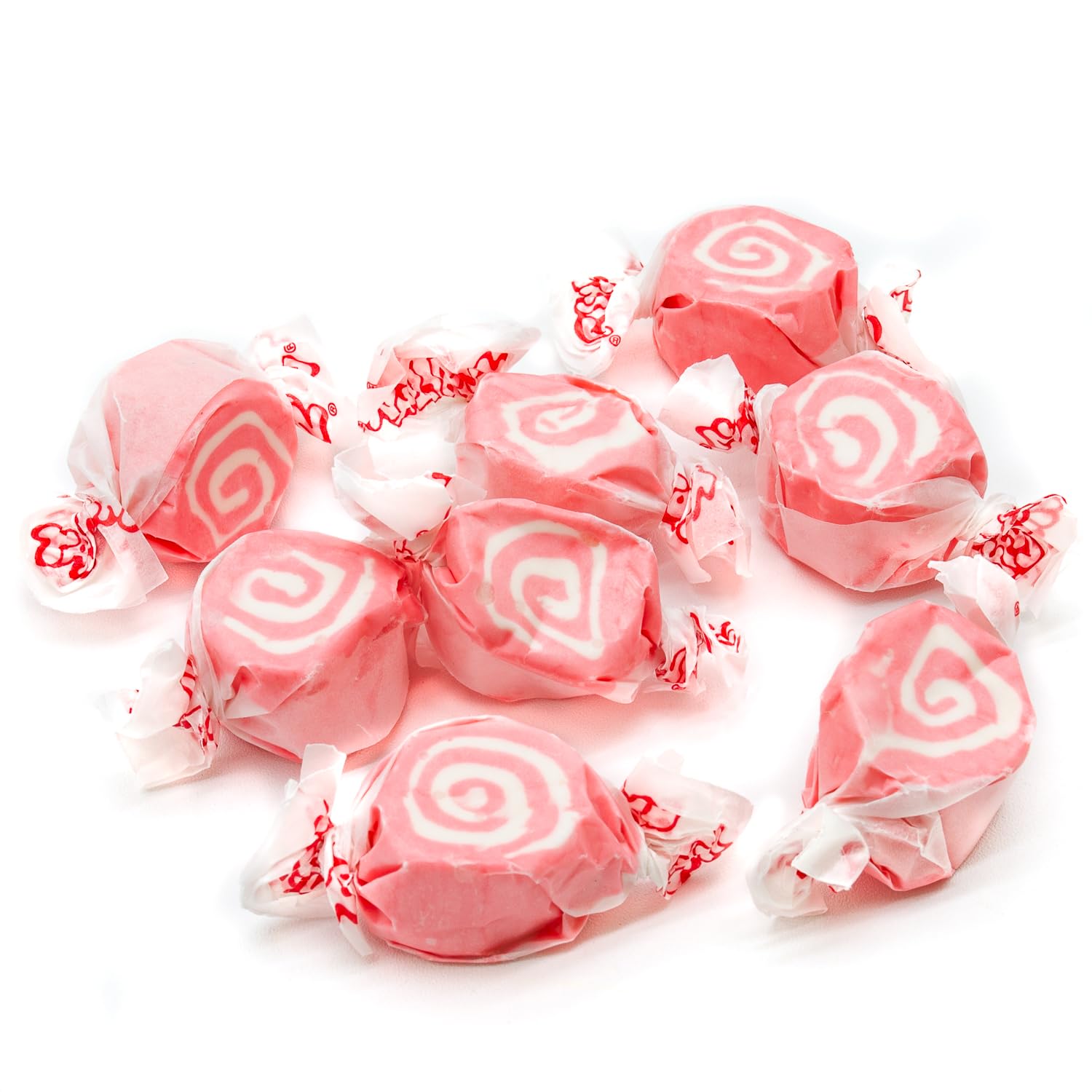 Salt Water Taffy Cinnamon Flavor 1 lb - Individually Wrapped, Old Fashioned, Bulk Bag, Gluten Free