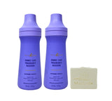 Bath & Body Works Lavender Vanilla 2 Fabric Care Fragrance Boosters with a Natural Oats Bar Soap