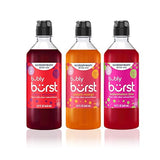 SodaStream Bubly Burst Variety Pack, New Pour Bottle Drink Mix (440ml, Pack of 3)