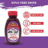 Ah-So Chinese-Style Dipping Sauce 11 oz Squeeze Bottle - Sweet & Tangy Sauce for Egg Rolls, Dumplings & Appetizers; Great as Marinade & Glaze for Pork