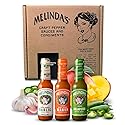 Melinda’s Mild & Wild Variety Pack - Gourmet Hot Sauce Gift Set with Variety of Fresh Flavors - Includes Jalapeño, Mango & Garlic Habanero - Premium