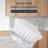 Farberware Dish Brush with Handle - 2 Pack Kitchen Scrub Brush for Dishes, Non-Scratch Dishwashing Brush Set with Firm Bristles for Pots, Pans