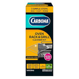 Carbona Oven Rack & Grill Cleaner Kit, Includes Bag & Gloves, Eliminates Thick Grease, Grime & Baked-On Food, Unscented Formula