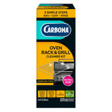 Carbona Oven Rack & Grill Cleaner Kit, Includes Bag & Gloves, Eliminates Thick Grease, Grime & Baked-On Food, Unscented Formula