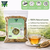 Hojas de Guanábana (té de hojas de guanábana) - Jumbo 4 onzas - 100% natural, vegano, sin OMG, elaborado en la naturaleza y auténtico - Té de hierbas