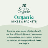 Simply Organic Mushroom Sauce Mix, 0.85 Ounce Packet, Make Classic Creamy Vegetarian Mushroom Gravy Sauce, Kosher