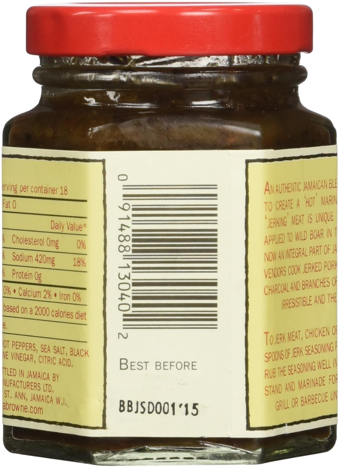 Busha Browne Jrk Seasoning Rub 4 Ounce (Pack of 6)