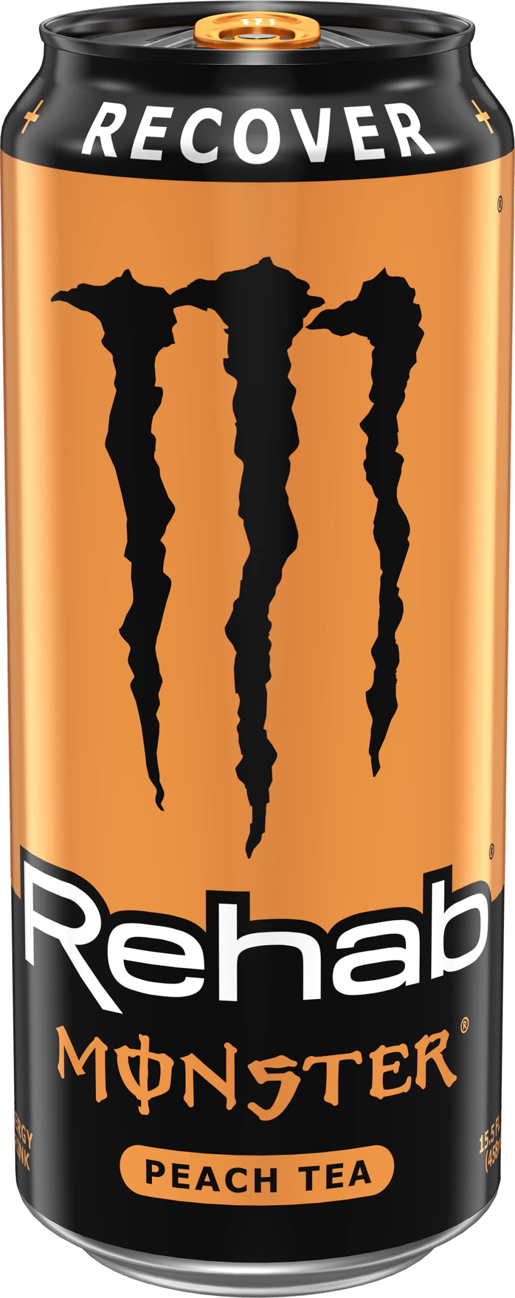 Monster Rehab Peach Tea + Energy, Energy Drink, 15.5 Ounce