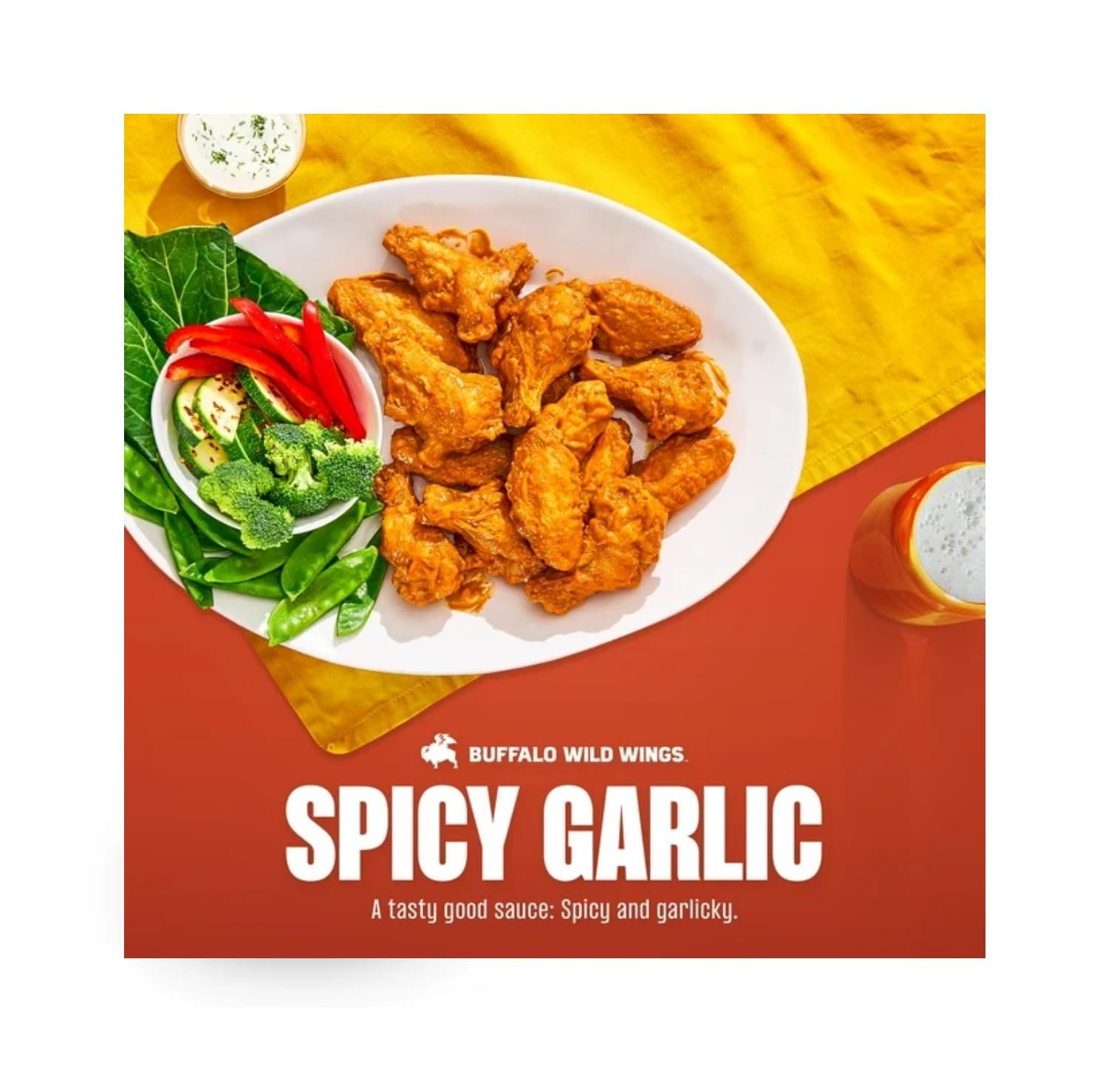 Buffalo Wild Spicy Garlic Sauce - Pack of 2 - Perfect on Anything - Elevate Your Sauce Game - Delicious Classic Flavors that People Love