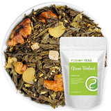 Green Walnut Green Tea With Pineapple, Coconut, Almonds & Maple - Gourmet Loose Leaf Sencha Tea - 4 Oz. Pouch