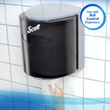 Scott Professional Essential Center-Pull Paper Towels, Bulk (01032), Fast-Drying Absorbency Pockets, White, Perforated (700 Sheets/Roll, 6 Rolls/Case