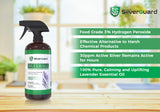 SilverGuard SilverAll Enhanced Hydrogen Peroxide Cleaner + Active Silver | All Purpose Cleaner with Long-Lasting Protective Silver Shield | Food Grade
