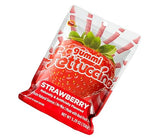 Bourbon Fettuccine Gummi Strawberry 6 -Pack - Japanese Tangy & Chewy Gummy Strips with Real Fruit Juice Share Size (5.29 OZ)