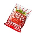 Bourbon Fettuccine Gummi Strawberry 6 -Pack - Japanese Tangy & Chewy Gummy Strips with Real Fruit Juice Share Size (5.29 OZ)