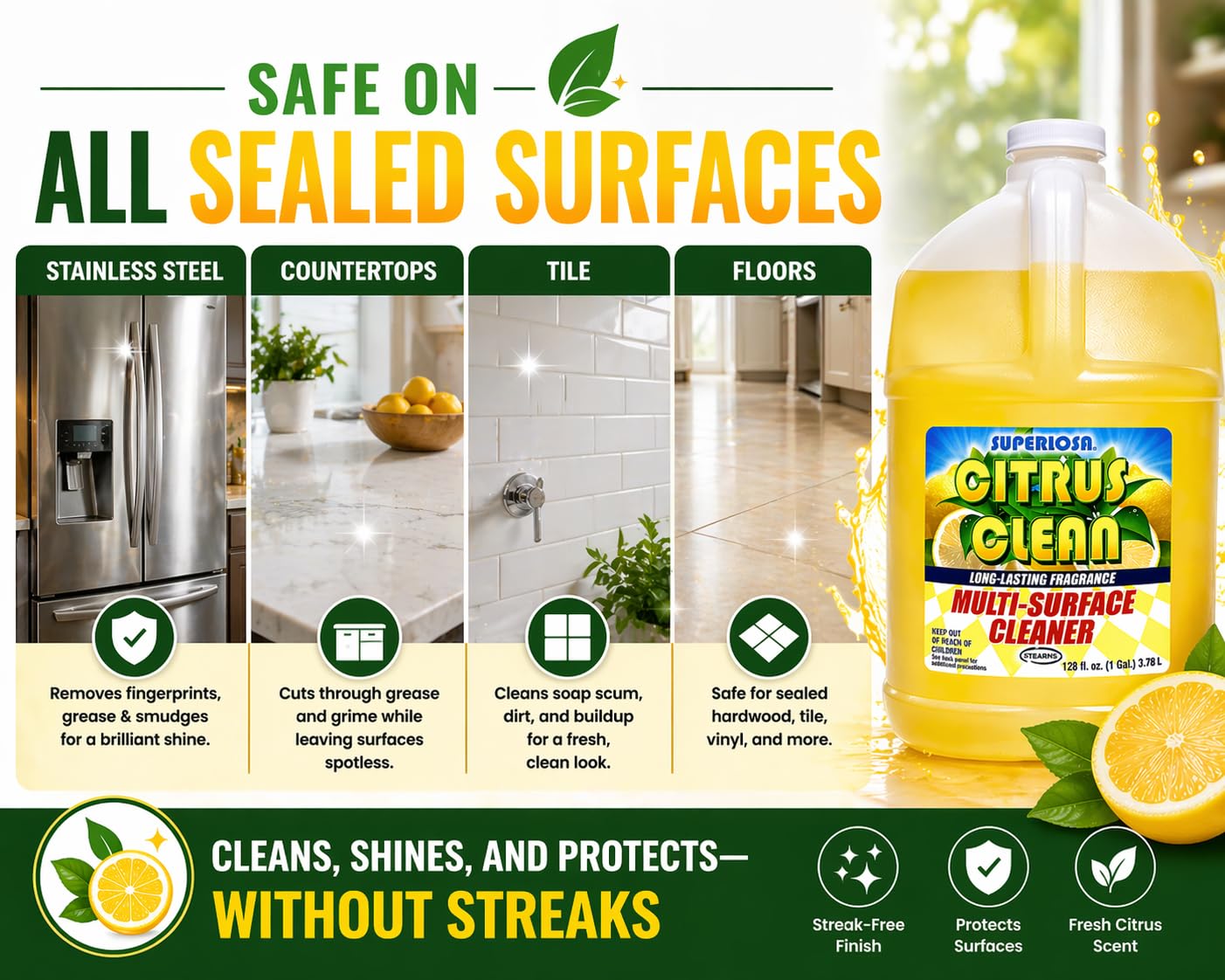 Superlosa Citrus Clean Multi-Surface Cleaner