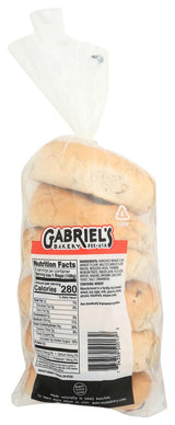 Gabriels Bakery Cinnamon Raisin Bagels, 22 OZ