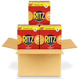 RITZ Original Crackers, Snacks for Kids and Adults, Bulk Lunch Snacks, Family Size, 3 Boxes