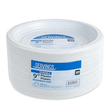 Blue Sky 9-Inch White Plastic Plate (100 Count -9 Inch Plate)