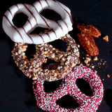 Birthday Pretzels - 12 pieces - Gourmet Pretzel Gift Basket - Happy Birthday Vegan Gifts