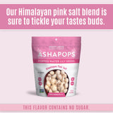 AshaPops Himalayan Pink Salt Flavored Popped Water Lily Seeds, 1 oz (Pack of 6) - Gluten-Free, Vegan, Paleo, Nut-Free, Corn-Free, Soy-Free, Non-GMO