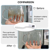 9 Pack Crevice Cleaning Brush Set, Hard Bristle Detail Brush Set for Deep Cleaning Kitchen, Bathroom, Grout, Sink, Bottle, Blender, Corners, Tight
