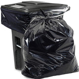 Aluf Plastics PG6-9560 Heavy Duty 95 - 96 Gallon Trash Can Liners - (Huge 50 Pack) - 2.0 MIL Thick Garbage Bags for Toter, Contractors, Lawn, Leaf