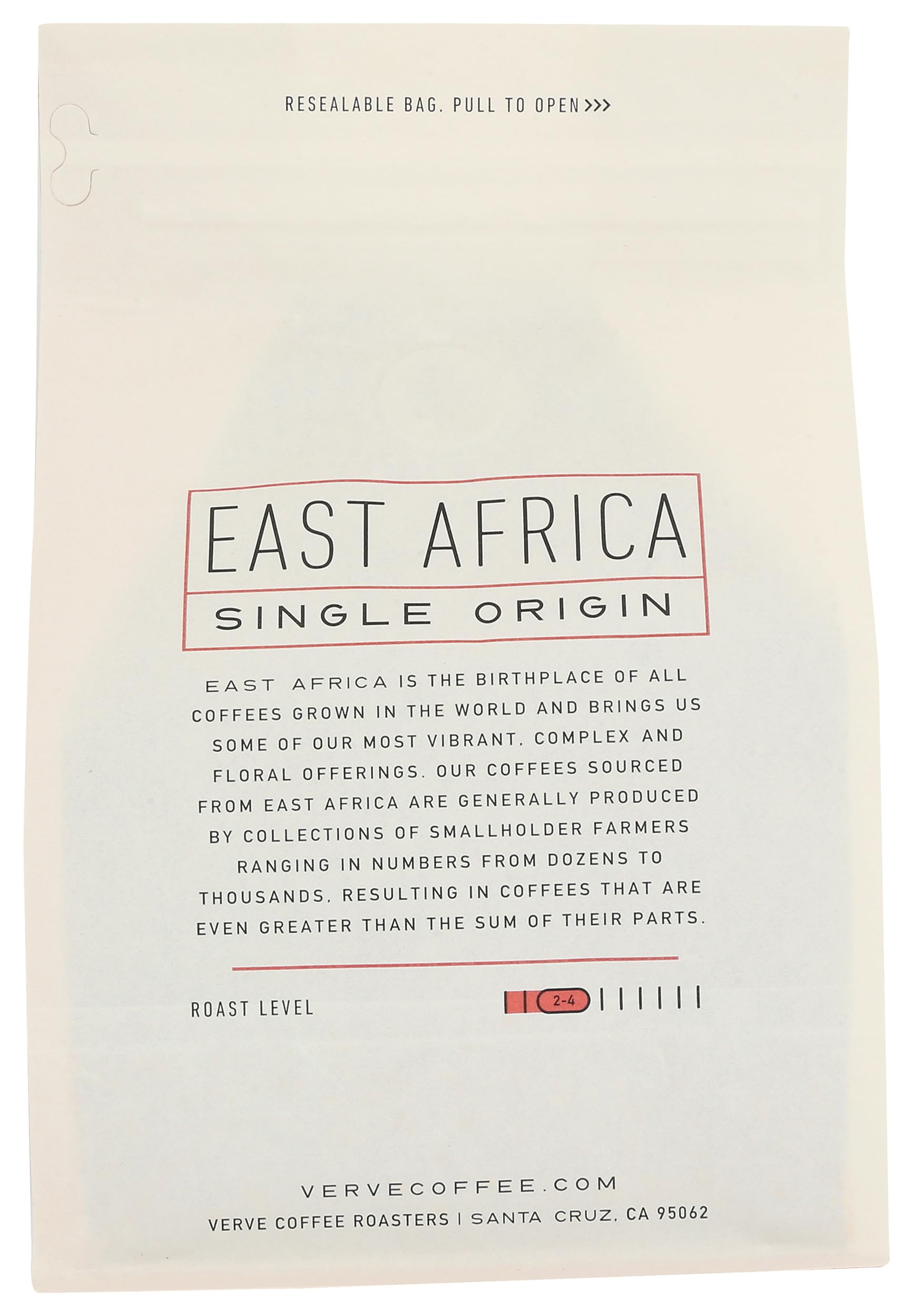 Verve Coffee Roasters Single Origin African Whole Bean Coffee, 12 OZ